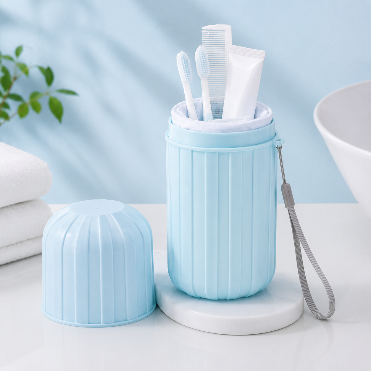 Kit de Toilette de Voyage Multifonctions