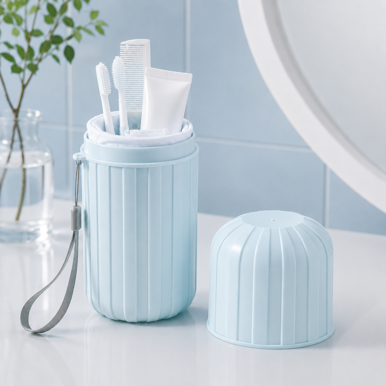 Kit de Toilette de Voyage Multifonctions