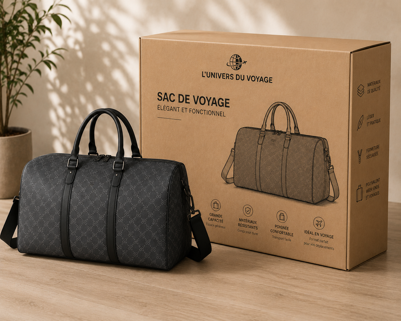 Sac de Voyage Cabine Premium Grande Capacité