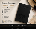 Porte-Passeport de Voyage Etui en Polyuréthane