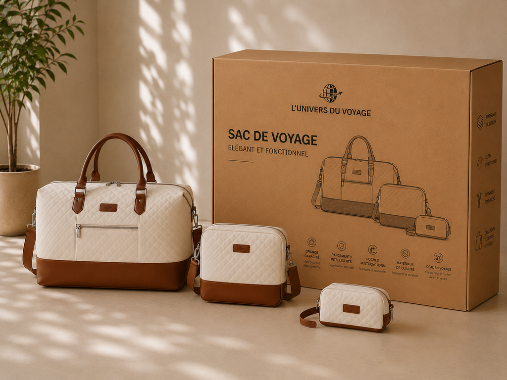 Ensemble de Voyage 3 Pièces Premium
